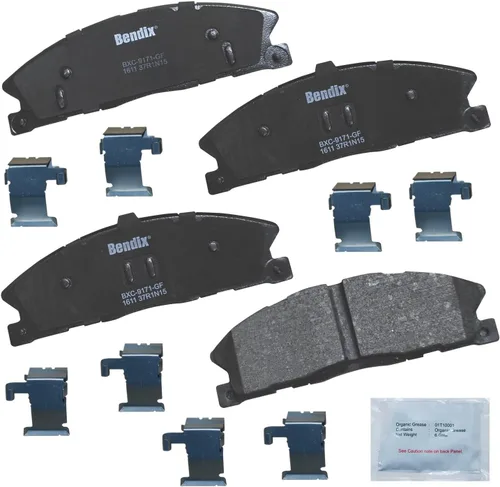 Vista 37 de Bendix Pastillas de freno delanteras de cerámica Priority1 CFC465AK2 para Acura EL 2005-1997, Honda Civic 2011-1996, Insight 2014-2010