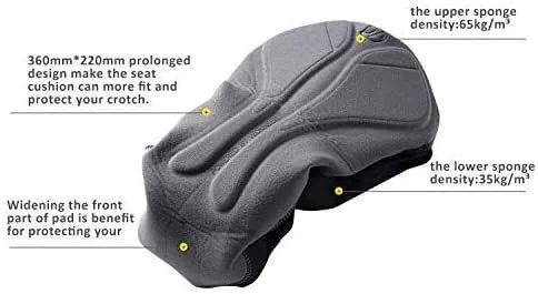 Vista 5 de Santic Mallas con pechera de ciclismo para hombre, pantalones largos acolchados con bolsillo