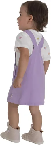 Vista 2 de OFFCORSS Elegante y cómodo vestido para bebé, ideal para primavera y verano