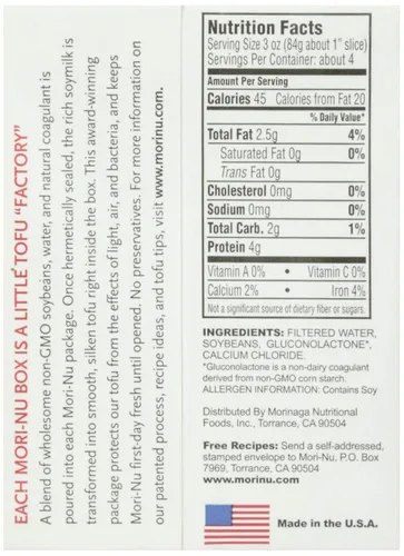 Vista 3 de Mori-Nu Tofu suave y sedoso, 12 oz