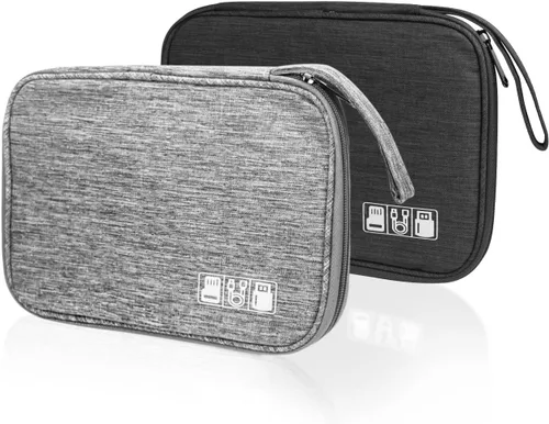 Lcsmaokin Estuche Organizador de Electrónica para Viaje, Bolsa de Almacenamiento de Accesorios Electrónicos, Bolsa Organizadora de Cables de Viaje