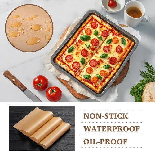 Vista 4 de KAWENDE 120 forros para freidora de aire, desechables de 10 x 11 pulgadas, compatibles con Emeril Lagasse de 26 cuartos de galón de puerta francesa