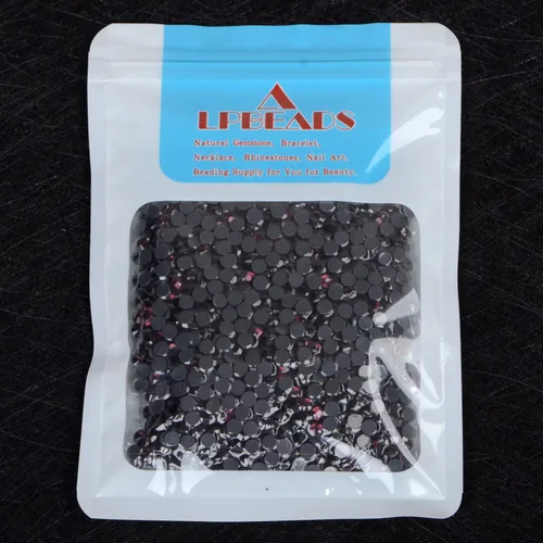 Vista 5 de LPBeads 10000 unidades de diamantes termoadhesivos SS6 amatista con parte trasera plana, gemas de diamantes de imitación de cristal redondas