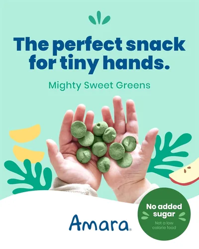Vista 10 de Amara Smoothie Melts - Mezcla de bayas rojas - Refrigerios saludables que se derriten para niños pequeños, hechos con frutas y verduras, de yogur a
