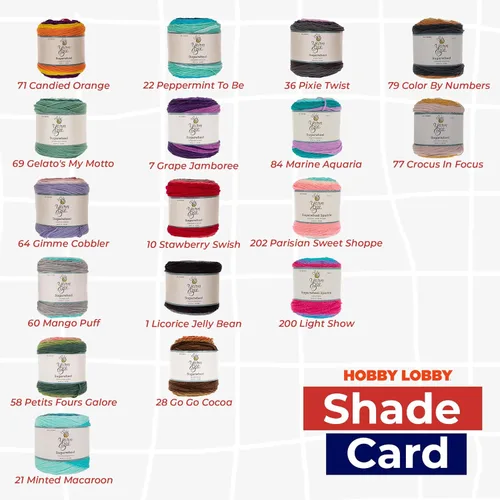 Vista 6 de Yarn Bee - Ovillo mediano para tejer y tejer, madeja de hilo suave, 355 yardas de hilo 100% acrílico para tejer mantas, sombreros y más – Accesorios