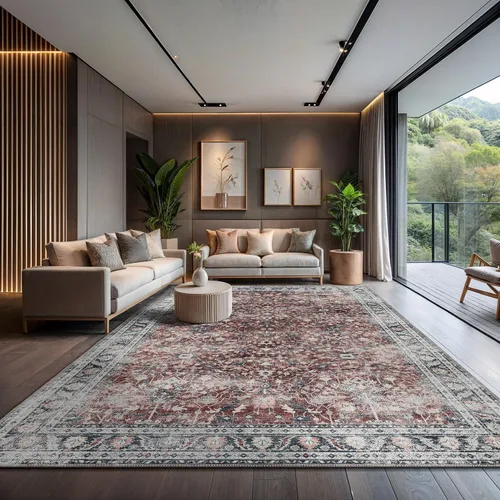 Vista 108 de CAMILSON Alfombras modernas de lujo con diamantes abstractos de 5 x 7 pies, suave, resistente a las manchas, fácil limpieza, no desprende pelo