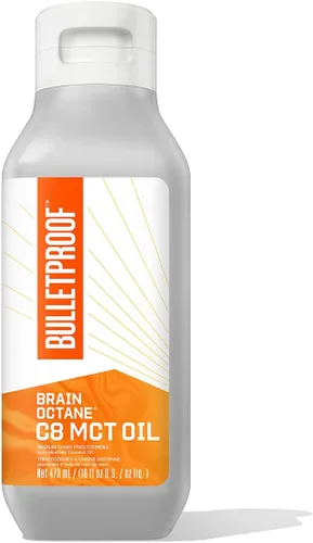 Vista 28 de Bulletproof Brain Octane C8 Aceite MCT, 32 onzas (paquete de 3), suplemento Keto para energía sostenida y apoyo al antojo