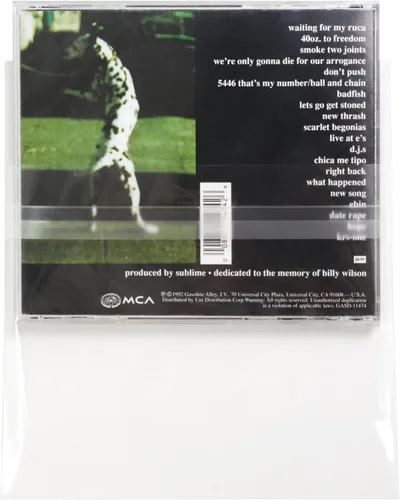 Vista 6 de Fundas transparentes resellables para CD Jewel – Protección de grado de archivo de 2 mil con diseño a prueba de polvo, antiestático y resistente a