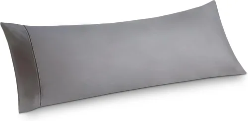 Vista 30 de Bedsure Fundas de Almohada Tamaño Estándar Juego de 2 - Fundas de Almohada de Microfibra Cepillada Gris Oscuro, Súper Suaves y Acogedoras con Cierre