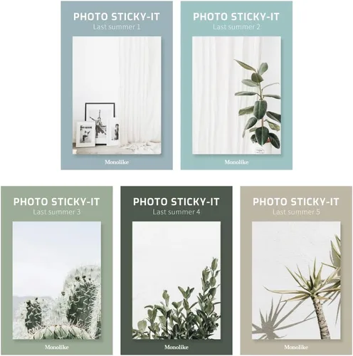 Vista 22 de Monolike Art Sticky-It - Juego de bloc de notas autoadhesivo, 50 hojas