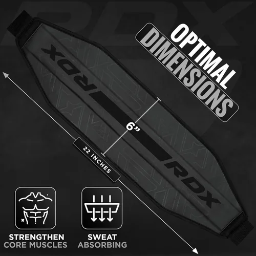 Vista 7 de RDX Correas AB para colgar en la barra de dominadas (par), cuero Maya Hide, construcción muscular abdominal, eslingas acolchadas de soporte