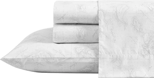Vista 41 de Eddie Bauer - Juego de sábanas individuales XL, sábanas de percal de algodón, sábanas frescas y crujientes, ideales para dormitorio