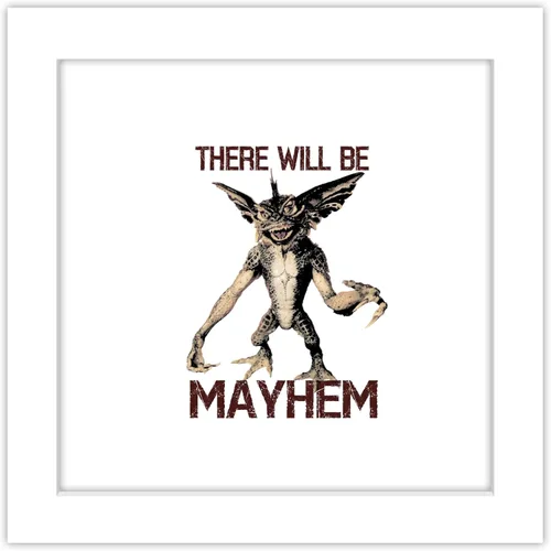 Vista 10 de Trends International Gallery Pops Gremlins - There Will Be Mayhem - Arte de pared, versión enmarcada negra, 12 x 12 pulgadas