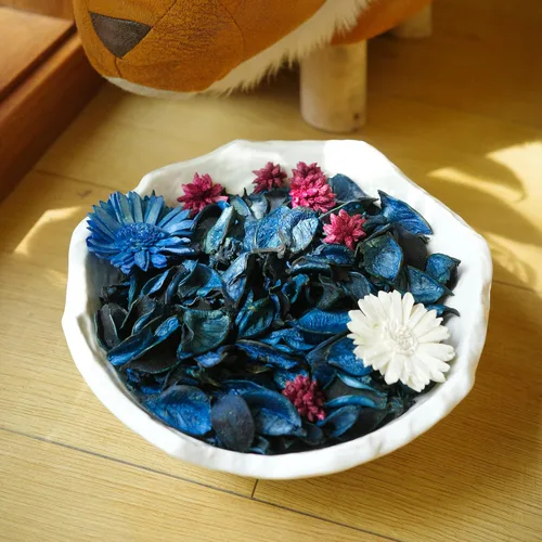 Vista 4 de Bolsas de popurrí de primavera, relleno de cuenco de popurrí perfumado con océano, flor seca, bolsita de fragancia para el hogar, decoración