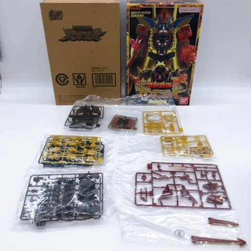 Vista 7 de Bandai Shokugan Modelado Proyecto Hyakuju Sentai Gaoranger SMP GaoGod Kit Kit Set