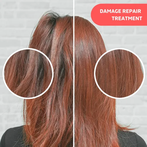 Vista 2 de Incanto - Mascarilla reparadora de queratina – Mascarilla capilar de proteína de queratina infundida con aceite de argán – Tratamiento de reparación