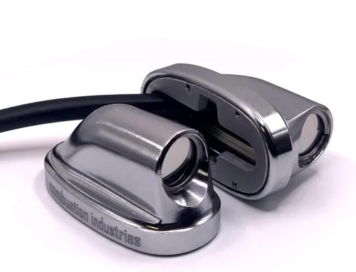 Micron LED Rear Turn Signals for HD Harley Davidson Dyna/Sportster/Softail '99-up | Aluminum Housing (Amber, Chrome)