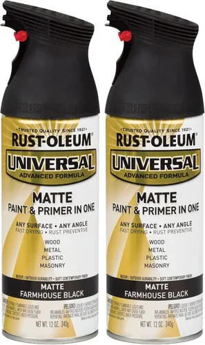 Vista 9 de Rust-Oleum 267298-6PK Pintura en aerosol martillada universal para todas las superficies, 12 onzas, blanco, paquete de 6