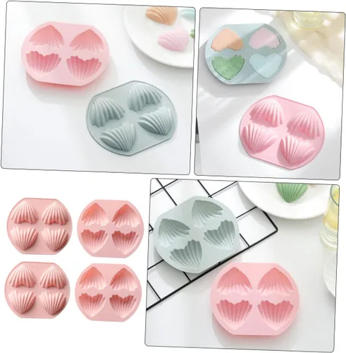 Vista 3 de Artibetter Molde de amor para tartas de boda, mini cacerola para magdalenas, molde de silicona con corazón, molde de silicona para chocolate, molde