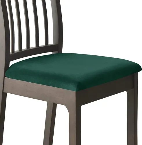 Vista 11 de Fundas de asiento de terciopelo para silla, fundas de asiento suaves y elásticas para comedor y cocina, protector de asiento de silla extraíble
