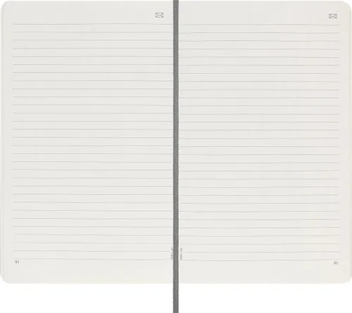 Vista 6 de Moleskine Cuaderno inteligente, grande, a rayas, negro, tapa blanda