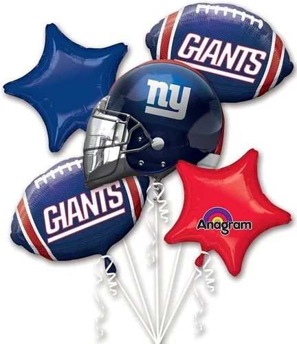 Vista 3 de Anagram Cleveland Browns - Ramo de globos de fútbol americano de la NFL, 5 piezas