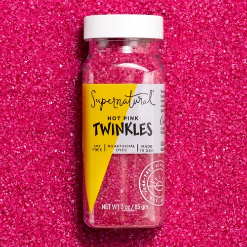 Vista 8 de Supernatural Twinkles Azúcar Granulada Blanca para Decorar, Cristal Transparente, Sin OGM, Vegano, 3 oz, Hecho en EE.UU