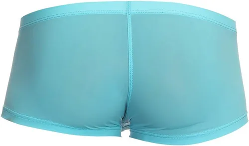 Vista 4 de Calzoncillos elásticos y delgados para hombre, de algodón suave, transpirables, ropa interior de tiro bajo, acogedores, calzoncillos tipo bóxer