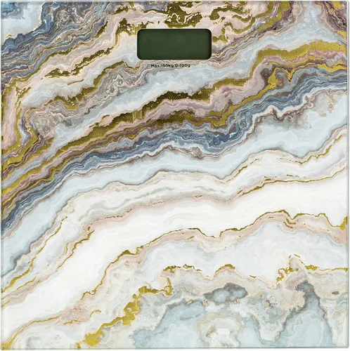 Vista 9 de Bath Bliss Báscula digital de vidrio Báscula de peso corporal para baño y hogar Medida de peso máximo 330 lb/150 kg Báscula de vidrio templado