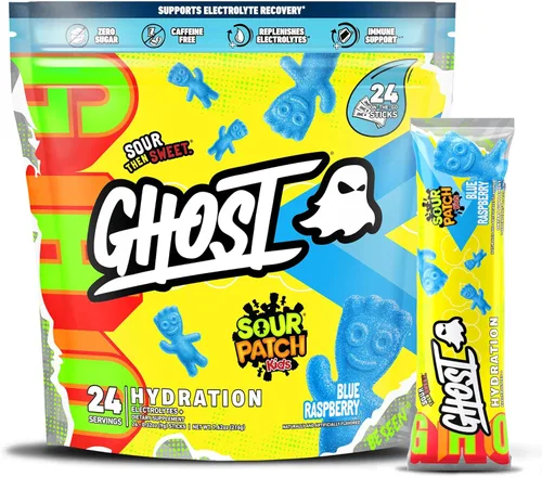 Vista 10 de GHOST - Paquetes de hidratación, sabor a limón, 24 sobres, polvo de electrolitos - suplemento en polvo para bebidas con magnesio, potasio, calcio