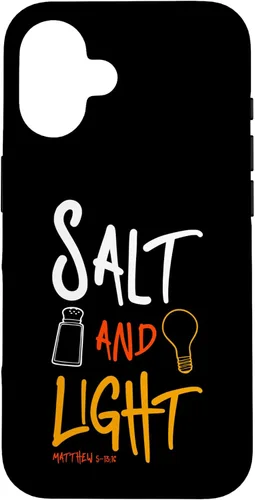 iPhone 16 Salt of earth - light of the world Matthew 5:13 Case