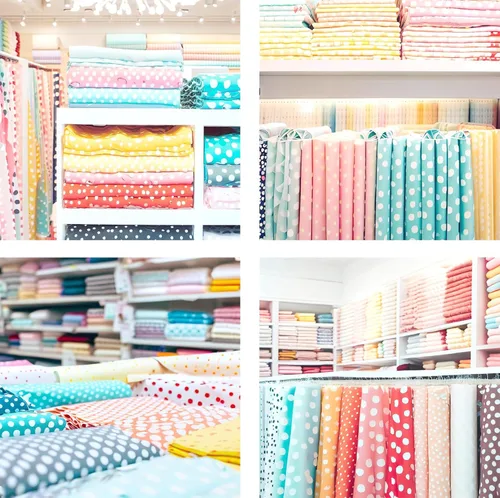 Vista 8 de Barcelonetta Tela de polialgodón para coser Tela de paño por yarda Rollo de 60" de ancho Ligera, transpirable Forro, textil