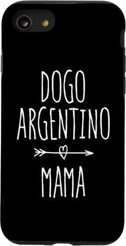 Vista 13 de Funda para iPhone 15 Dogo Argentino Mom Cute Dogo Argentino Dog Mama