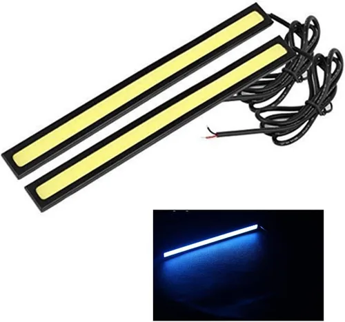 Vista 16 de BININBOX Luces LED COB superbrillantes de 6 W, 12 V, para conducción de niebla DRL, luz diurna, lámpara de circulación diurna, impermeable, delgada
