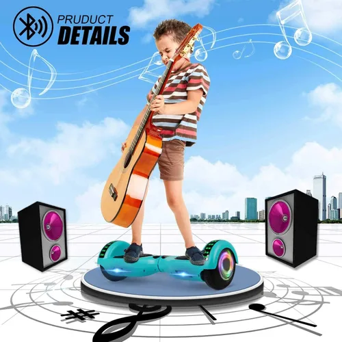 Vista 55 de CBD Scooter with Corlorful LED Lights,6.5" Wheels, Dual 300W Motor Scooter for Kids Girls Boys Adults, All Ages
