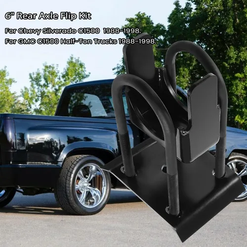 Vista 2 de Kit de volteo de eje trasero de 6 pulgadas para bajar camionetas pickup para camiones Chevy Silverado C1500 y GMC C1500 de media tonelada 1988-1998