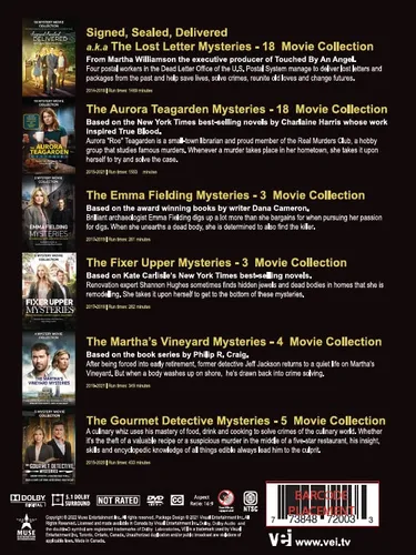 Vista 2 de 51 Mystery Movie Collection (Includes Aurora Teagarden, Signed, Sealed, Delivered, Martha's Vineyard, Gourmet Detective, Emma Fielding)
