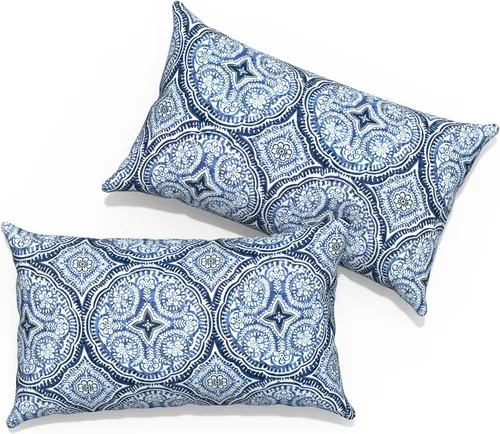 Vista 94 de Almohadas de exterior para muebles de patio de 16 x 16 pulgadas, almohadas cuadradas para exteriores con rellenos, almohadas decorativas de patio