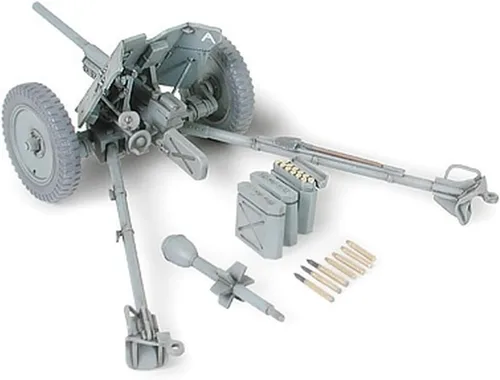 Vista 10 de Tamiya Modelos Krupp Protze Camión de remolque con kit de modelo Pak de 1.457 in