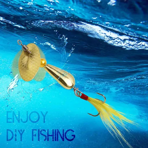Vista 3 de Dovesun Kit de fabricación de señuelos de pesca, 143 unids/120 piezas, kit de fabricación de bricolaje, señuelos de pesca, cebos de trucha, regalos