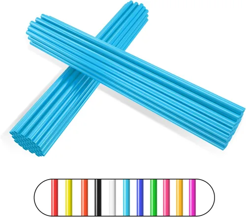 Vista 17 de PSLER 72 fundas de radios para decoración de tuberías para motocicleta, motocross, pit Dirt Bike