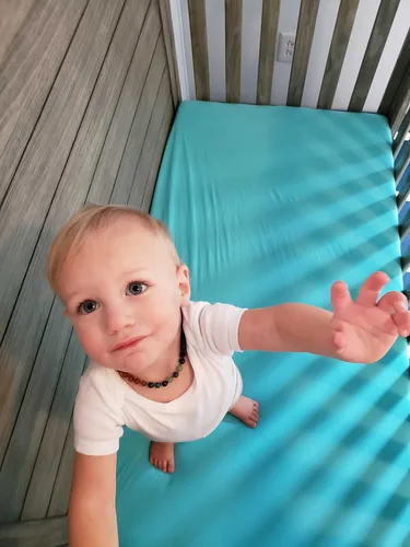 Vista 69 de SheetWorld - Sábana bajera ajustable para moisés Breeze Plus de 4moms, 22 x 28.5 pulgadas, camiseta 100% algodón, hipoalergénica, suave como