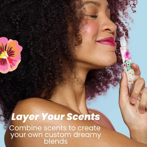 Vista 4 de Blossom Roll-on de Perfume para Mujeres Sin Alcohol, Aceite de Perfume Rollerball con Aceites Esenciales, Infundido con Flores Reales, Hecho