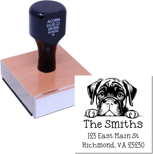 Vista 351 de Sello de alta calidad para cachorros Airedale Terrier – Sello de dirección personalizado – Ideal para los amantes de los perros – Elección de 5