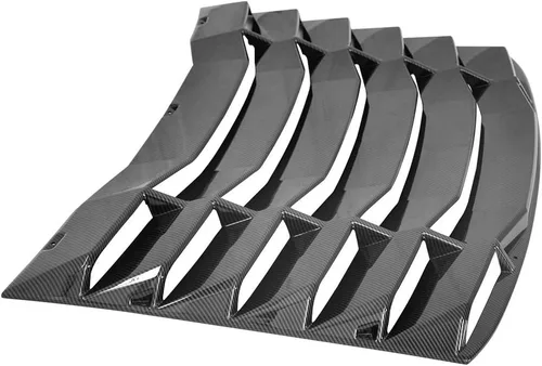 Vista 6 de IKON MOTORSPORTS - Persiana para ventana trasera compatible con 2016-2024 Chevy Camaro Coupé de 2 puertas, estilo IKON, de ABS con impresión