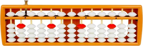 Vista 7 de Larcele Abaco de conteo aritmético de cuentas con botón de reinicio, 13 columnas SP-02 (negro 2)