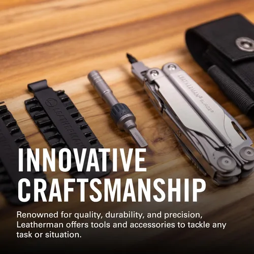 Vista 6 de LEATHERMAN, accesorio adicional para herramientas múltiples, extensor de desarmador de brocas, plateado