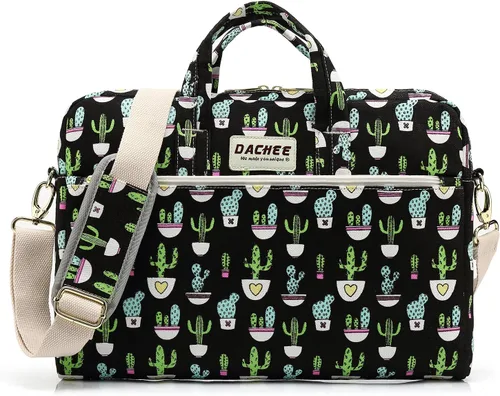 Vista 8 de DACHEE Bolso de hombro para laptop Macbook Pro de 15 pulgadas/15.6 pulgadas