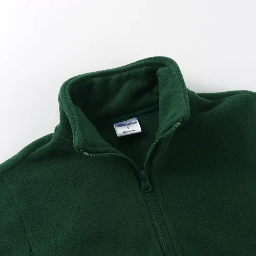 Vista 4 de Noomelfish Chaqueta de forro polar suave con cremallera completa para niñas con bolsillos (5-14 años)