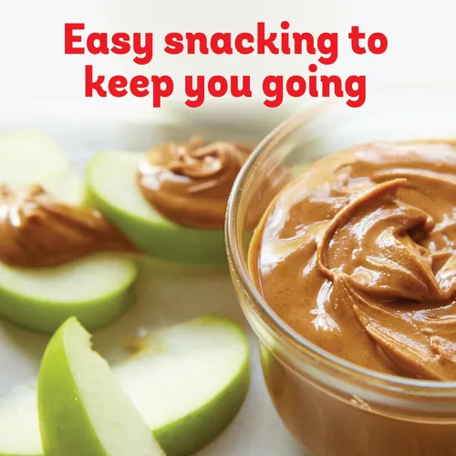 Vista 4 de Peter Pan Mantequilla cremosa de maní, hecha con cacahuetes tostados, ideal para sándwiches de mantequilla de maní y mermelada y bocadillos